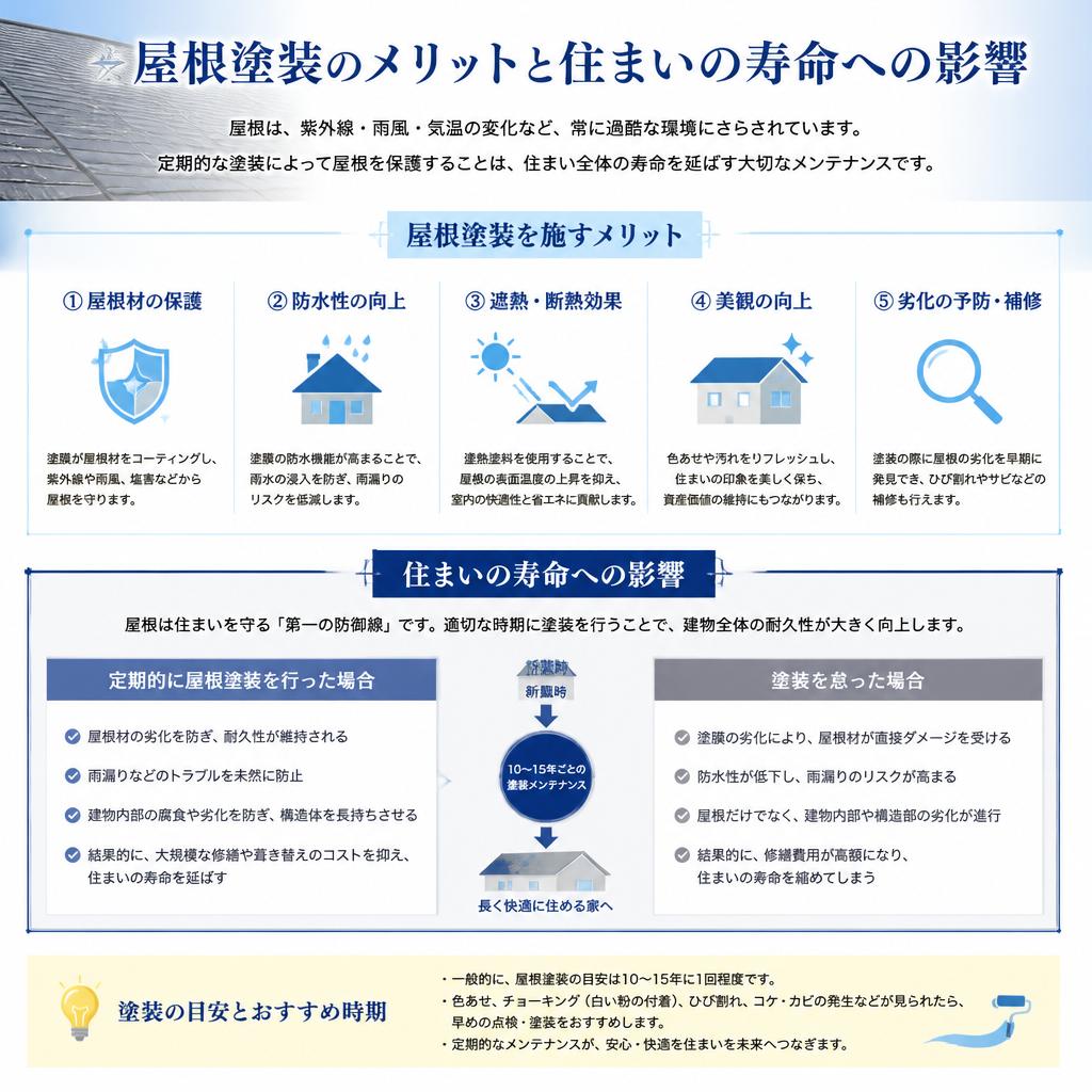 4. 屋根塗装の必要性
